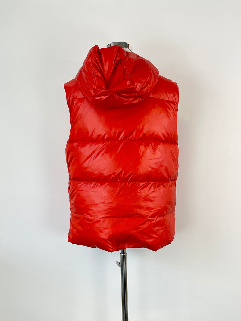 Trussardi Scarlet Red Puffer Gilet - AU18