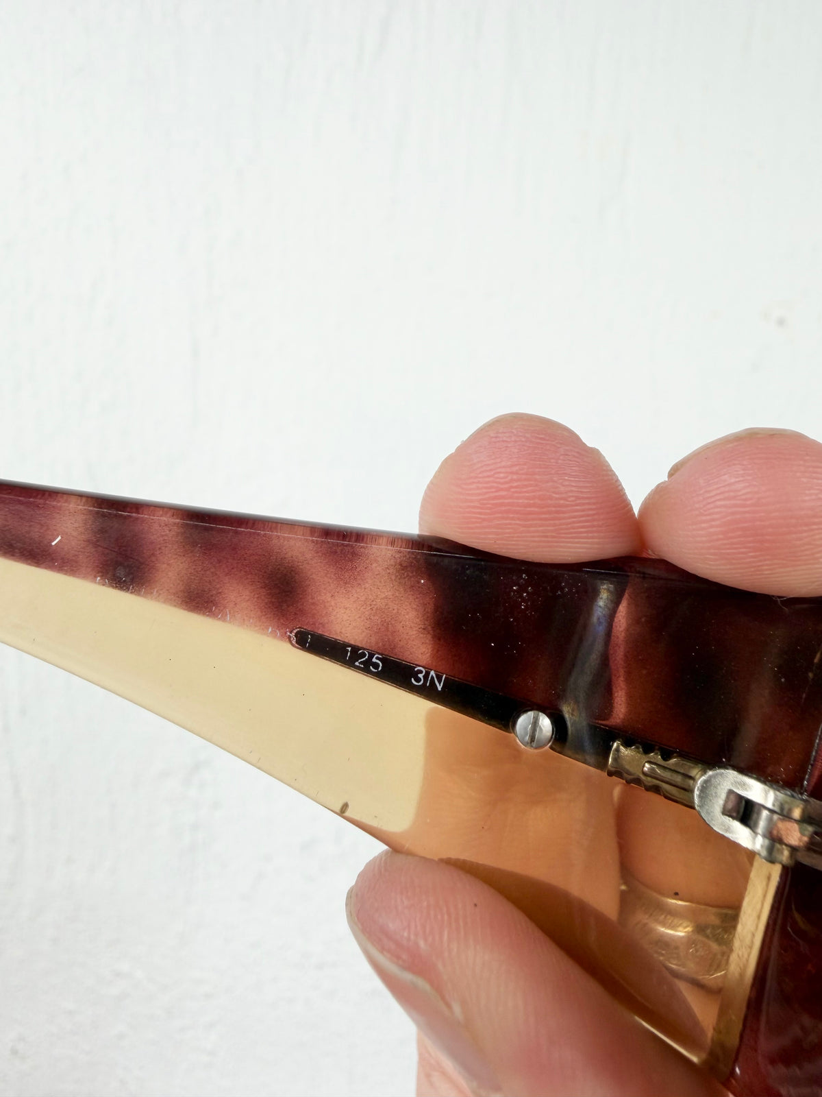 Y2K Prada Tortoiseshell Wrap Sunglasses