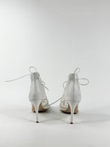 Scanlan Theodore White Mesh Booties NWT - EU41