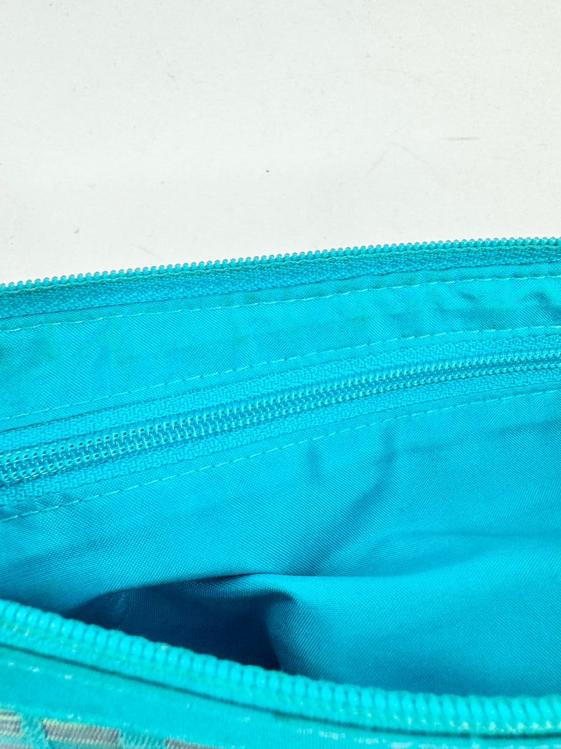 Jim Thompson Teal Plaid Mini Bag