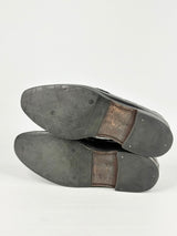 Loake 1880 Black Leather Tassel Loafers - EU42.5
