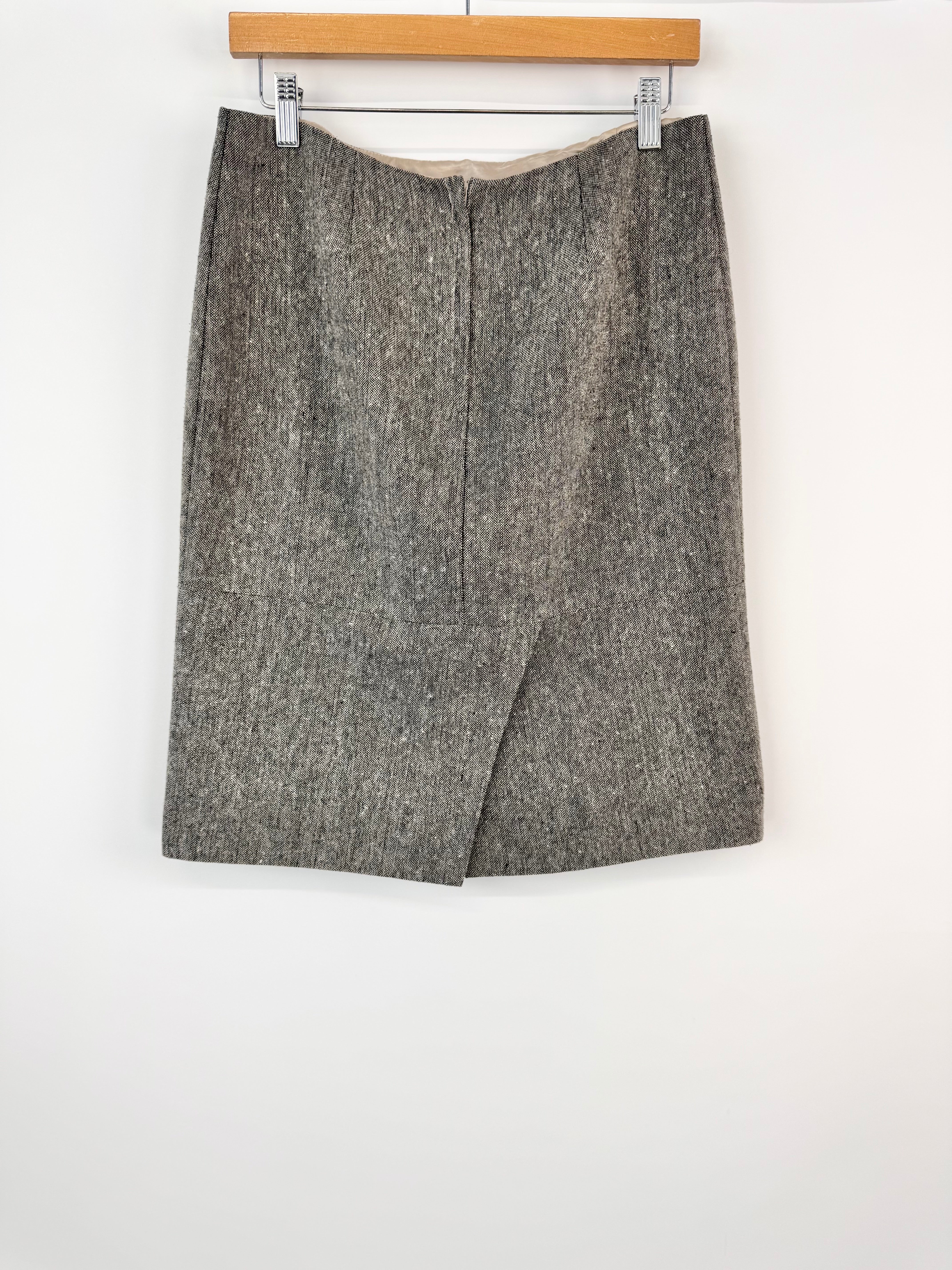 Zokky Dark Grey Wool Skirt - AU10