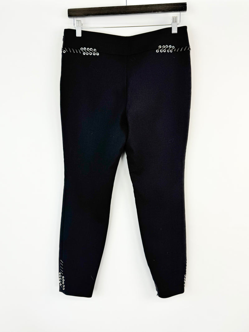 Alexander McQueen 2017 Wool Blend Slacks - 42