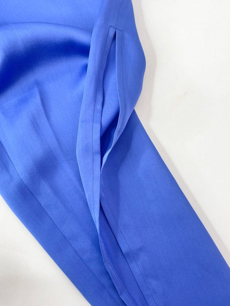 Oroton Royal Blue Silk Pant - AU8