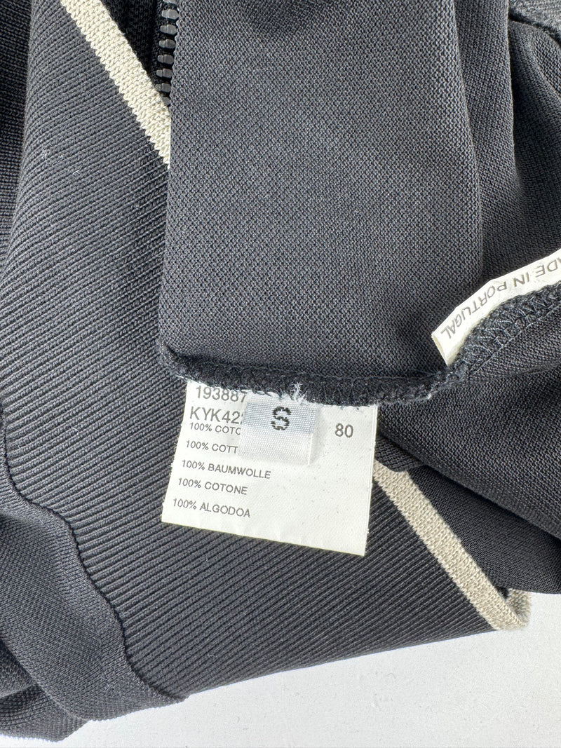 Kenzo Homme Black Cream Contrast Zippered Cardigan - XS