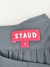 Staud Black Tiered Maxi Skirt - AU12