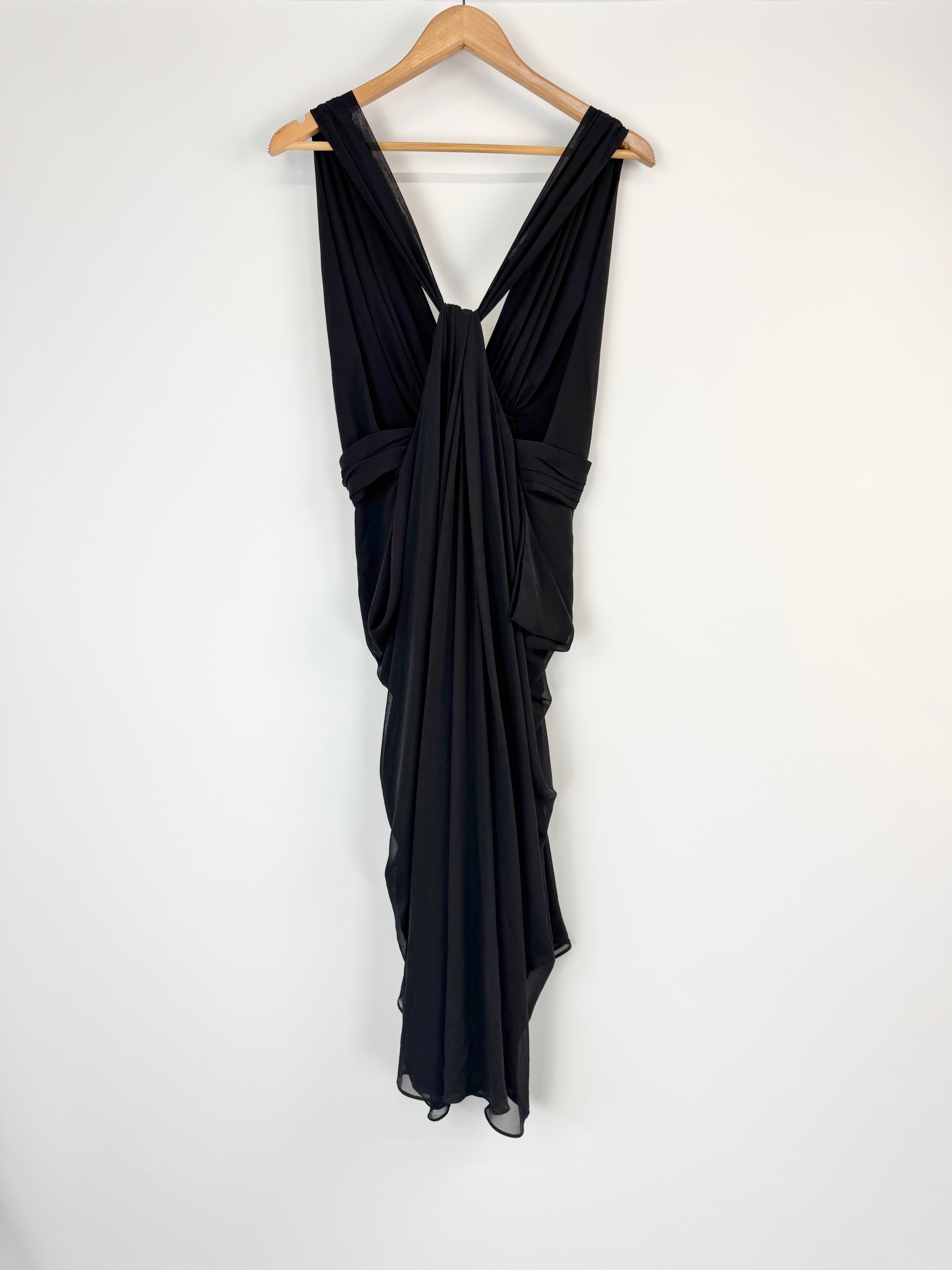 Carla Zampatti Black Cocktail Dress - AU8