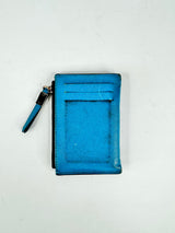 Burberry Teal Zippered Pouch