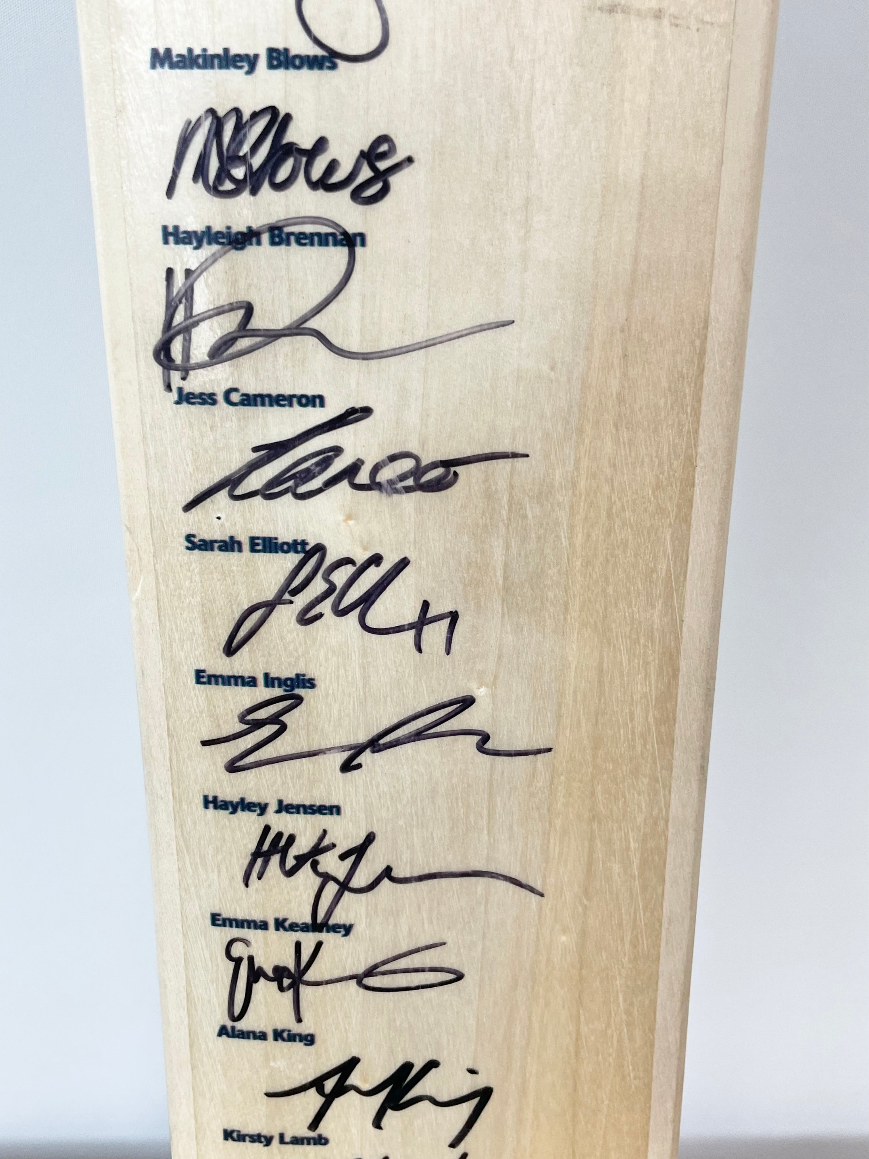 Signed Victorian VicSpirit 2016-17 Season Cricket Bat