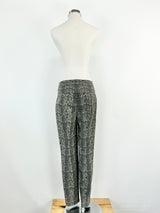 DL Atelier Grey Skinny Snake Slacks NWT - AU10