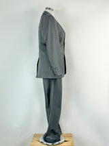 Van Heusen Charcoal Grey Slim Fit Wool 2 Piece Suit - L