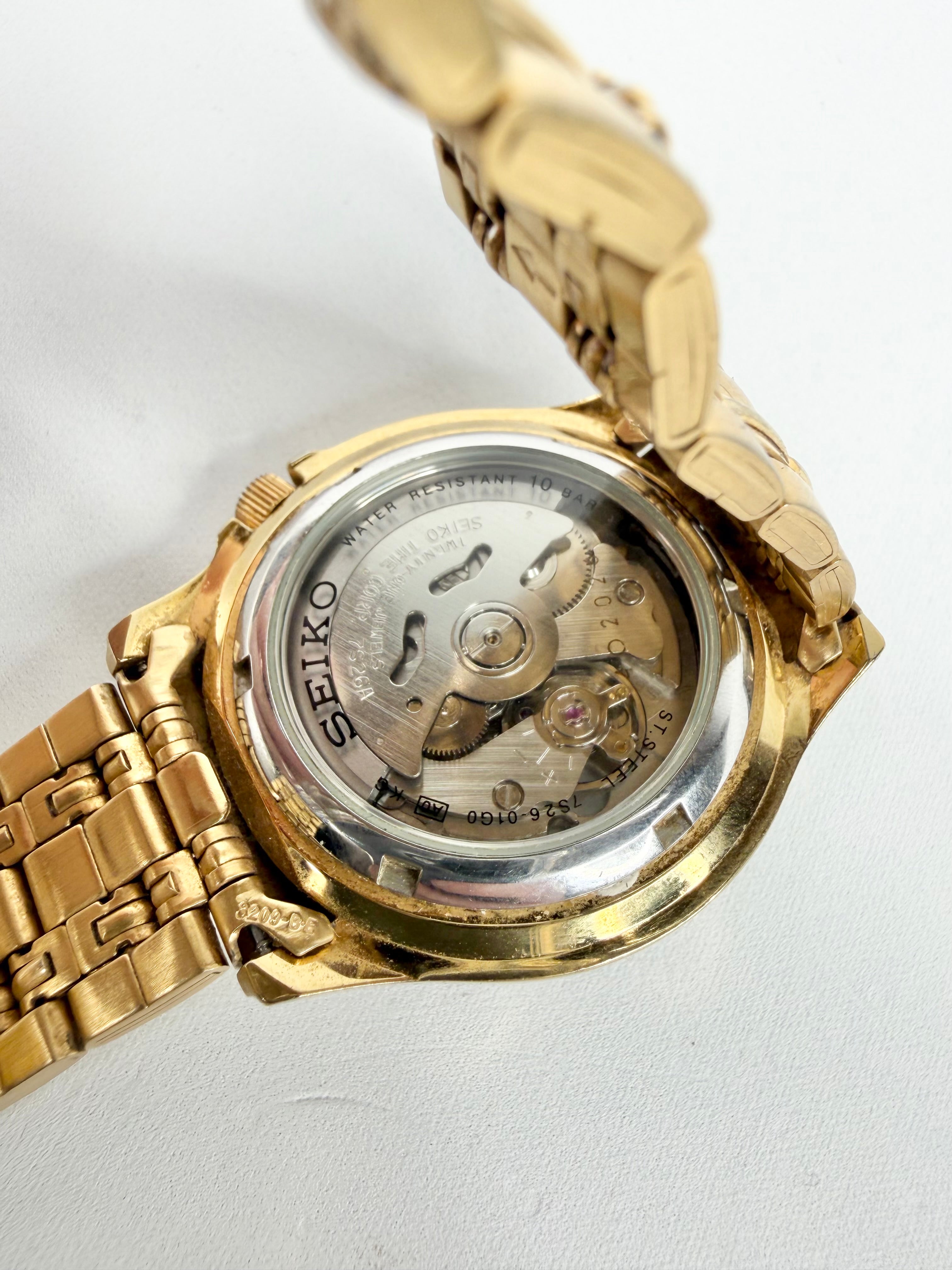 Seiko 5 Automatic Gold Toned Watch