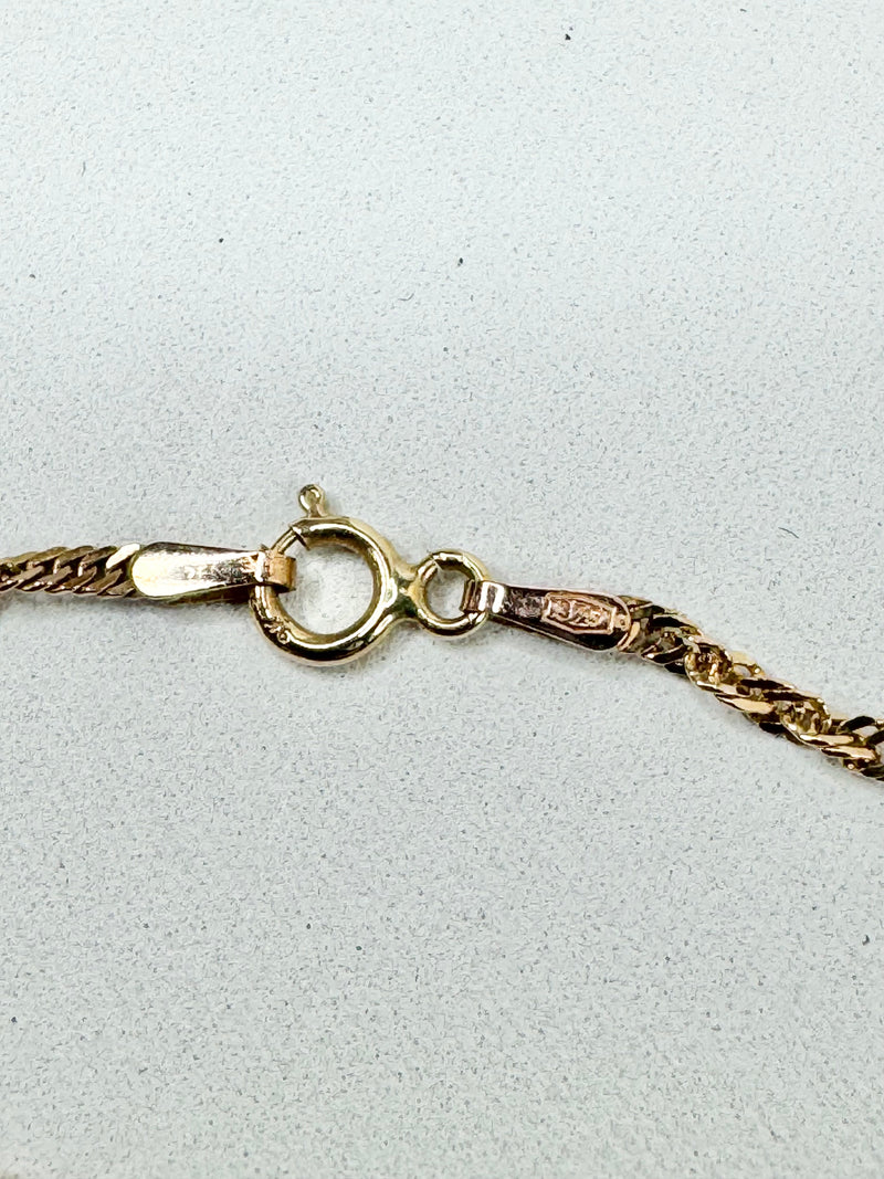 9ct Italian Made Gold Rope Chain Necklace
