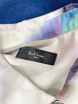 Paul Smith Sheer Colourful Blouse - AU10/12