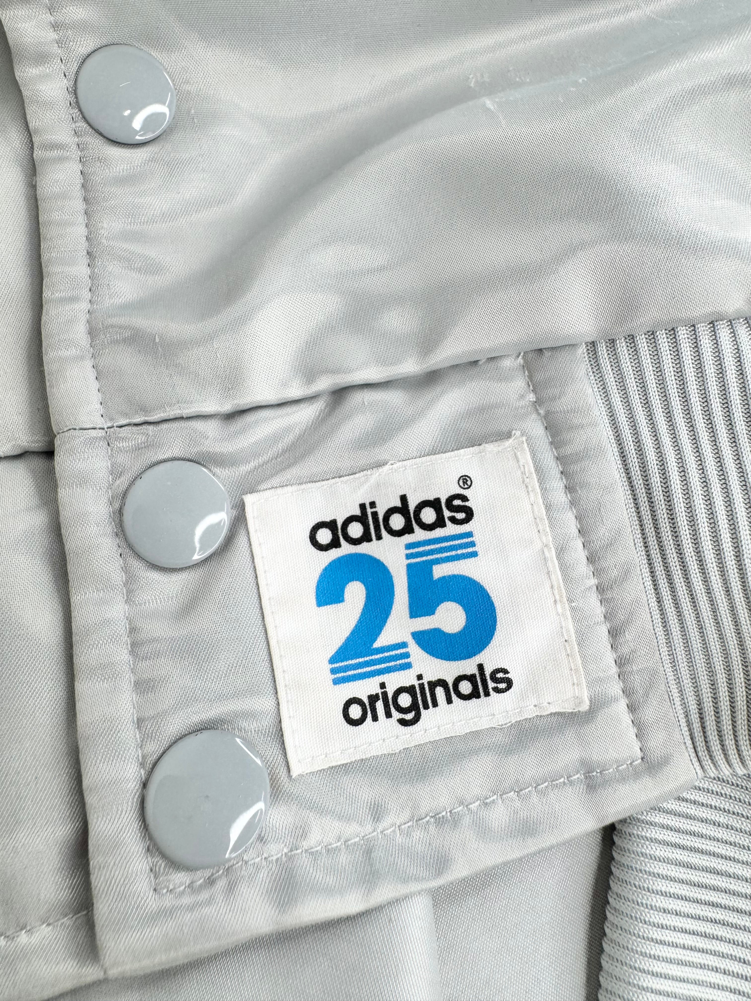 Adidas Silver '25' Bomber Jacket - M AU12/14