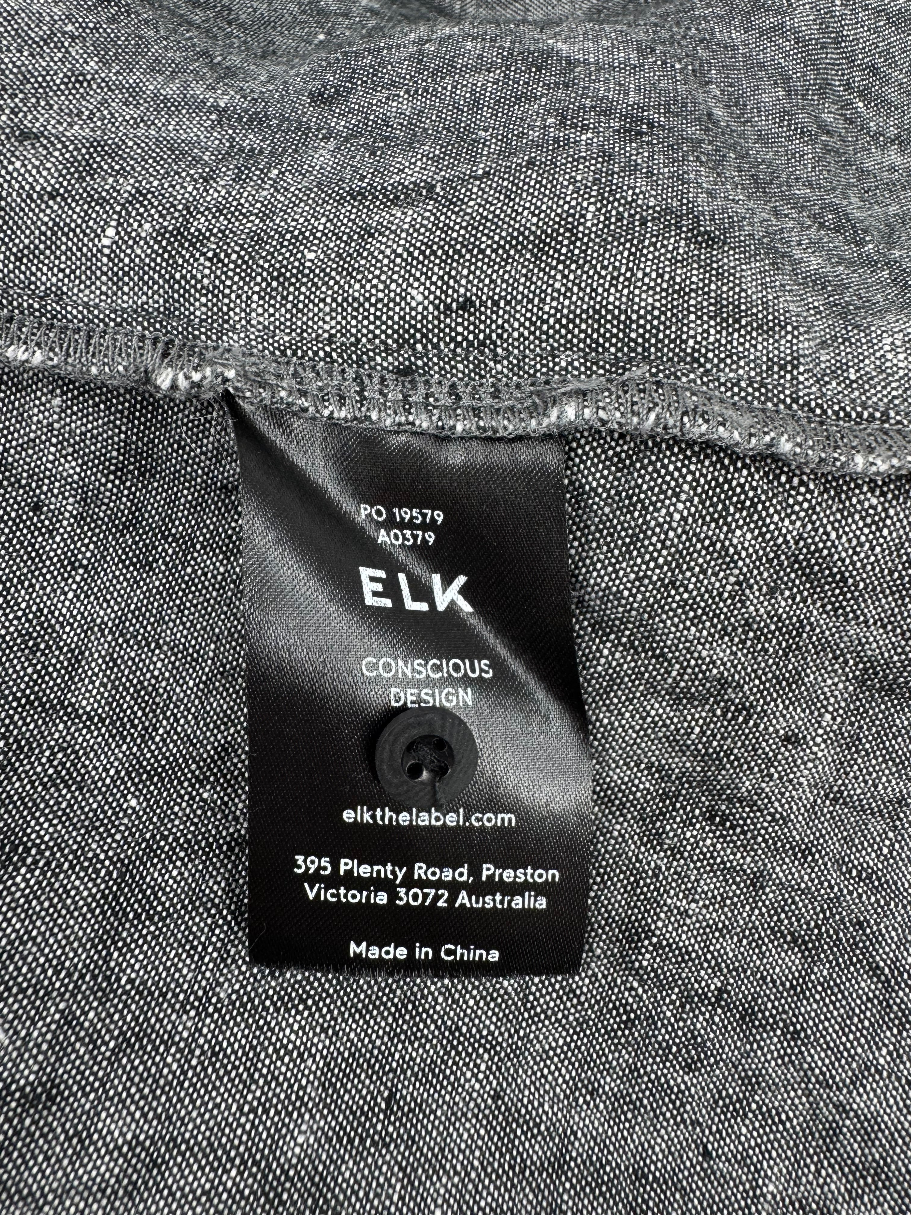 ELK Grey French Linen Tunic - AU10