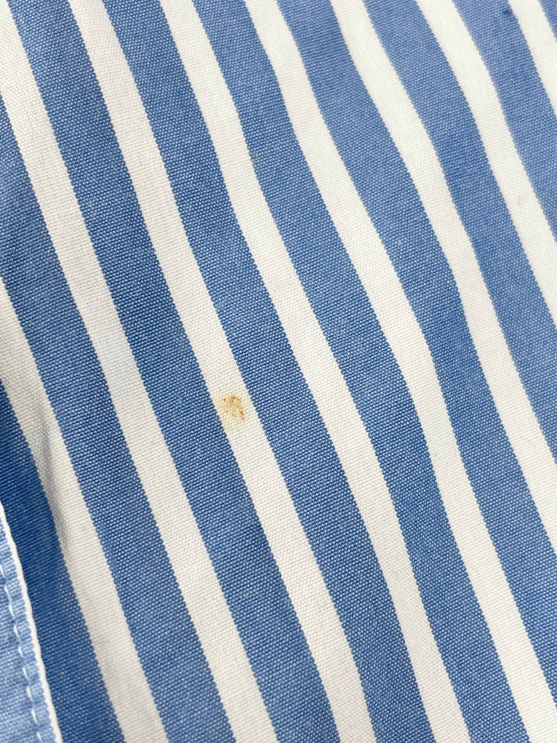 Aspesi Blue & White Stripe Long Sleeve Shirt - AU12