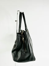 Vintage Filippo Raphael Textured Black Bag