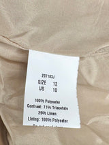 Carla Zampatti Gold Sequin 'Verona' Shoulder Jacket - AU12