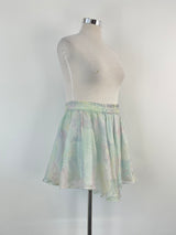 Zimmermann Iridescent Rainbow Silk Mini Skirt - AU10/12