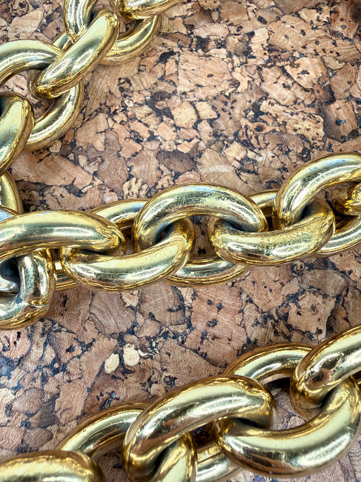 Bottega Veneta Chain Cassette Bag in Porridge & Gold