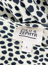 Zulu & Zephyr Animal Print Long Sleeve Top - AU6/8