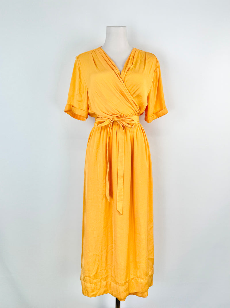 Scotch & Soda Buttercup Yellow Wrap Dress - AU8