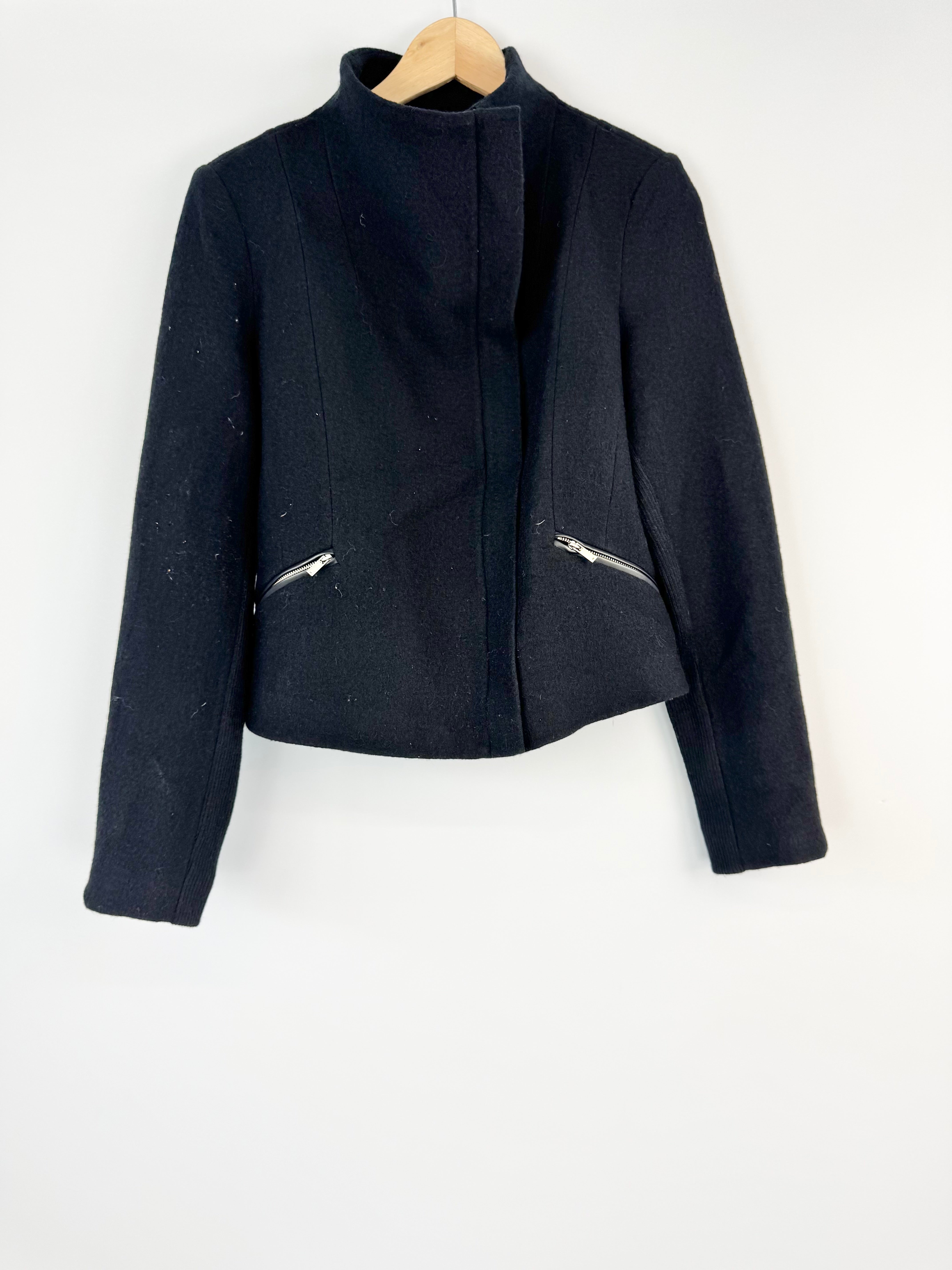 Marcs 'Lani' Black Felted Wool Jacket NWT - AU12
