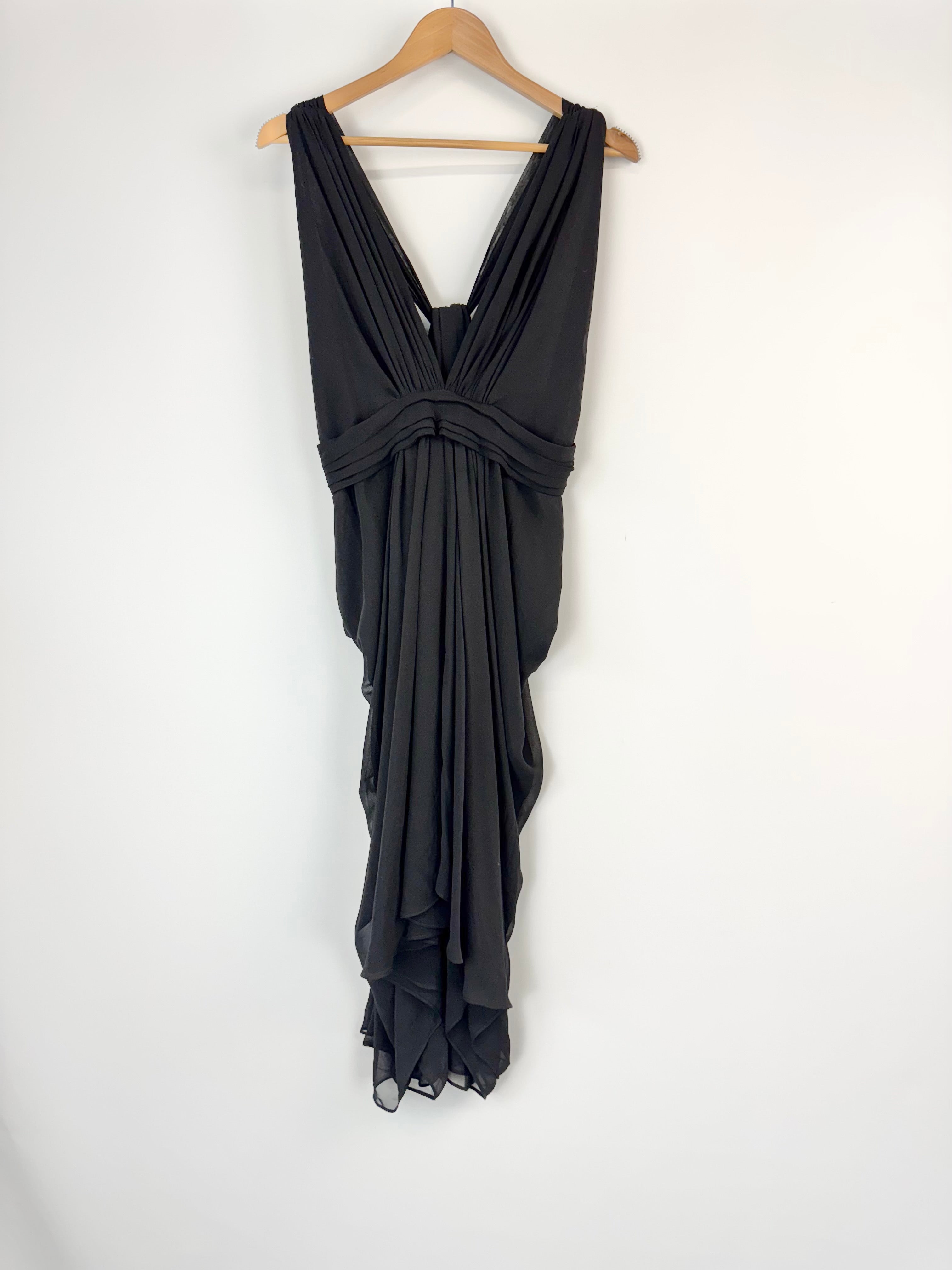Carla Zampatti Black Cocktail Dress - AU8