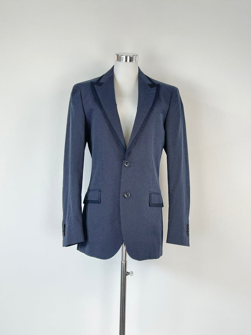 M.J. Bale Navy Blue Alphand Jacket - 38