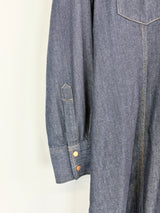Calvin Klein Jeans Midnight-Blue Denim Coat - XL