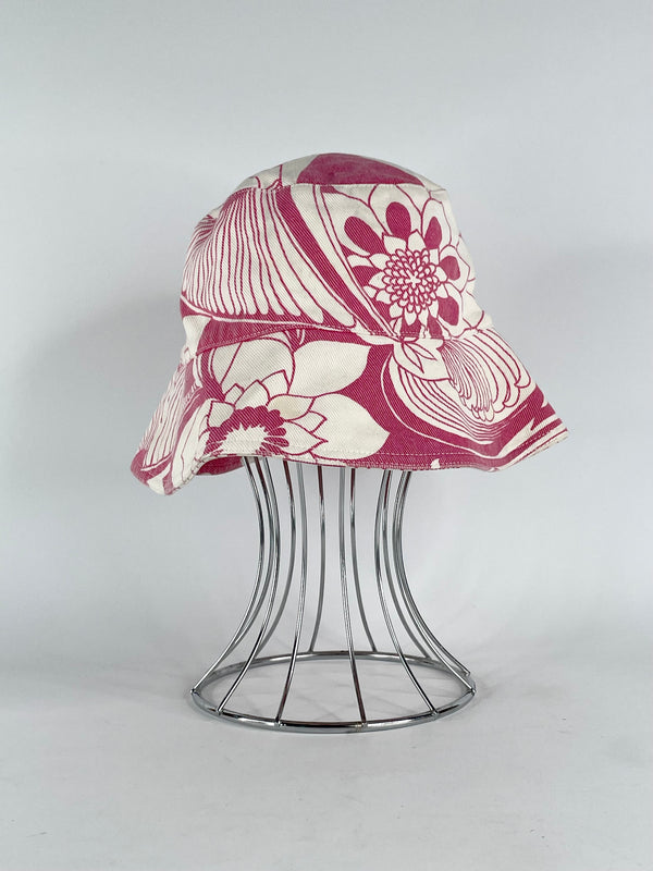 Zimmermann Pink & White Floral Bucket Hat