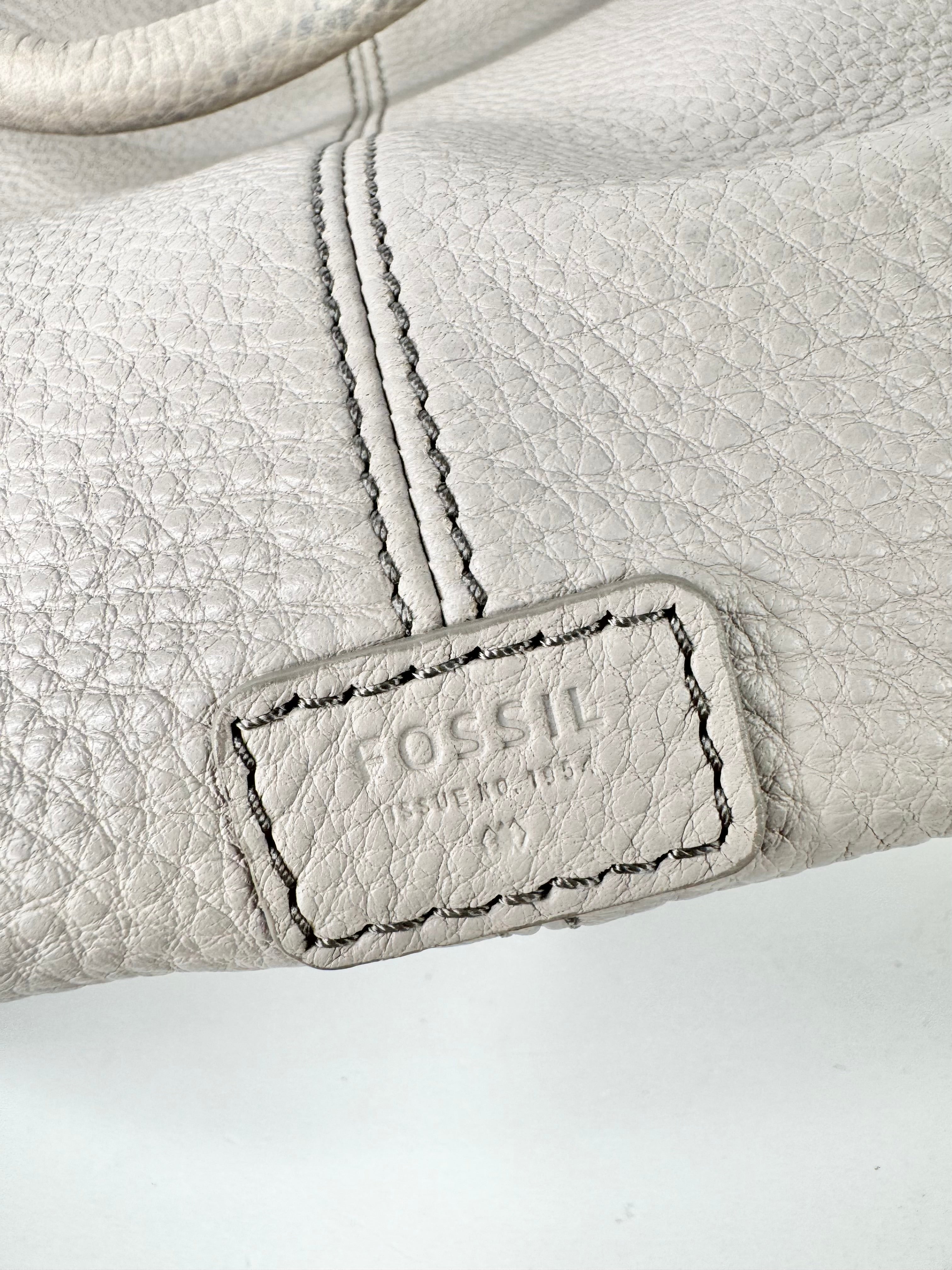 Fossil Taupe, Cream & Tan Shoulder Bag