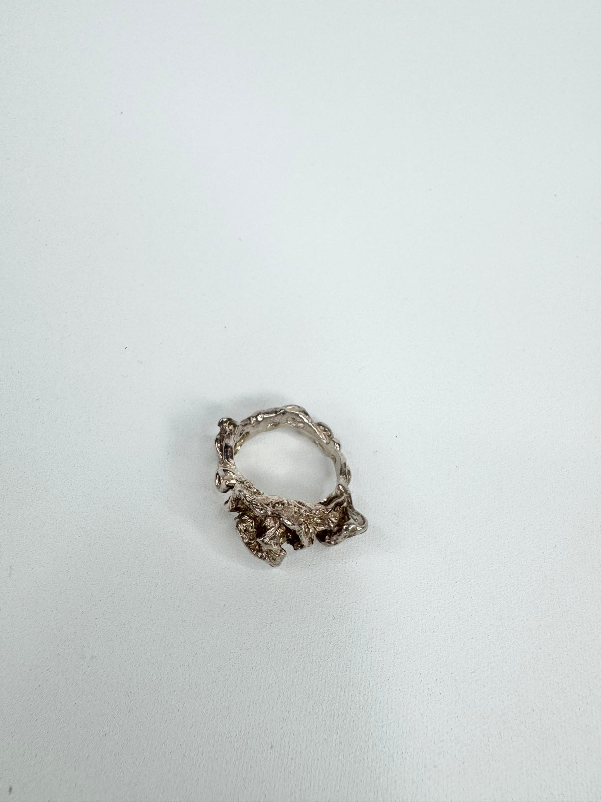 Silver Abstract Ring