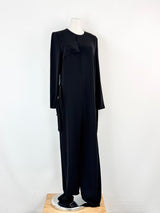 Max Mara Black Long Sleeve Jumpsuit - AU10