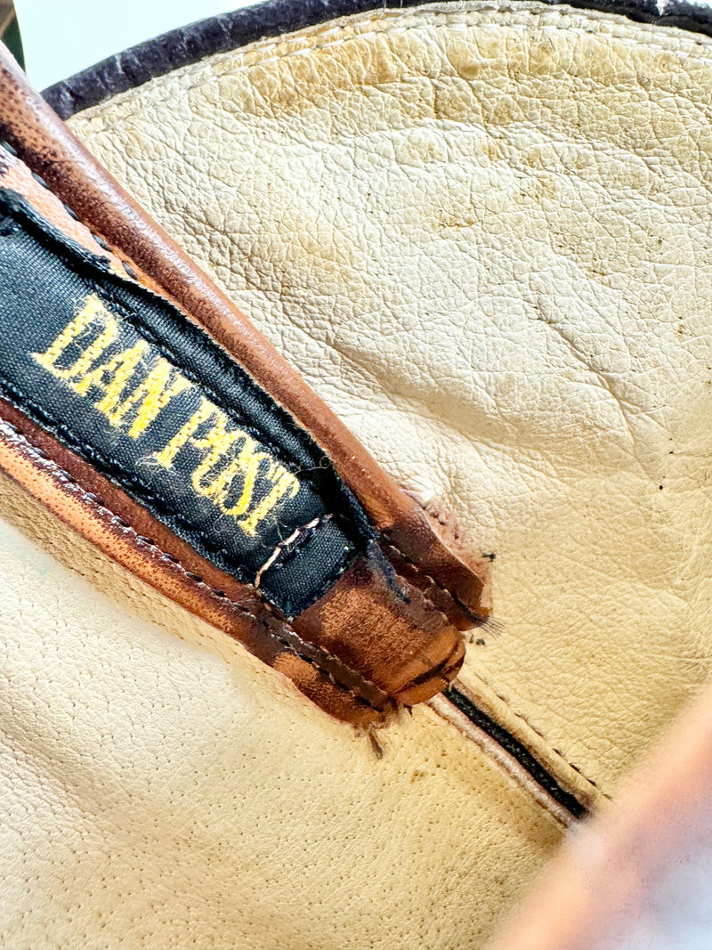 Vintage Dan Post Cowboy Boots - 7