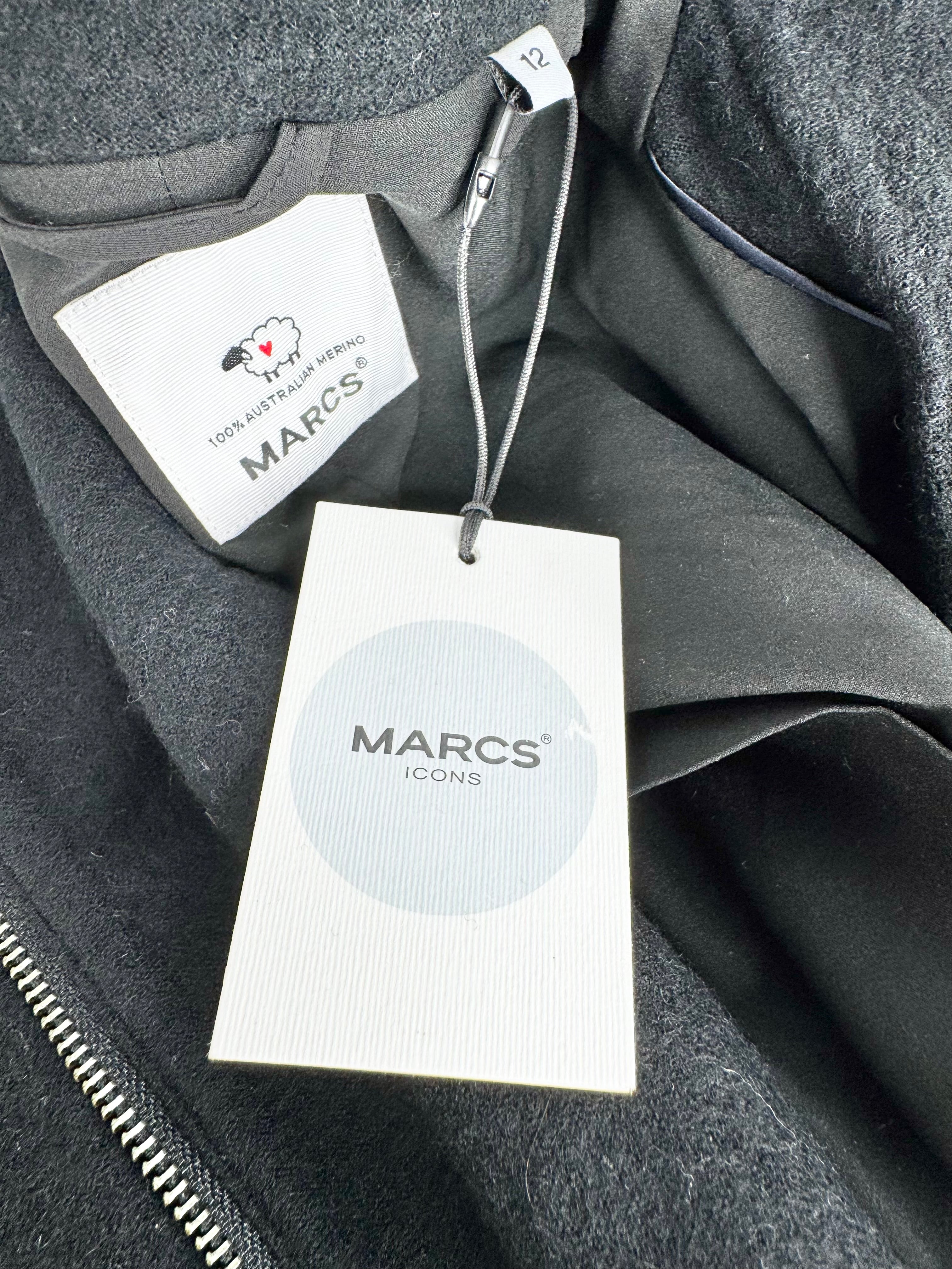 Marcs 'Lani' Black Felted Wool Jacket NWT - AU12
