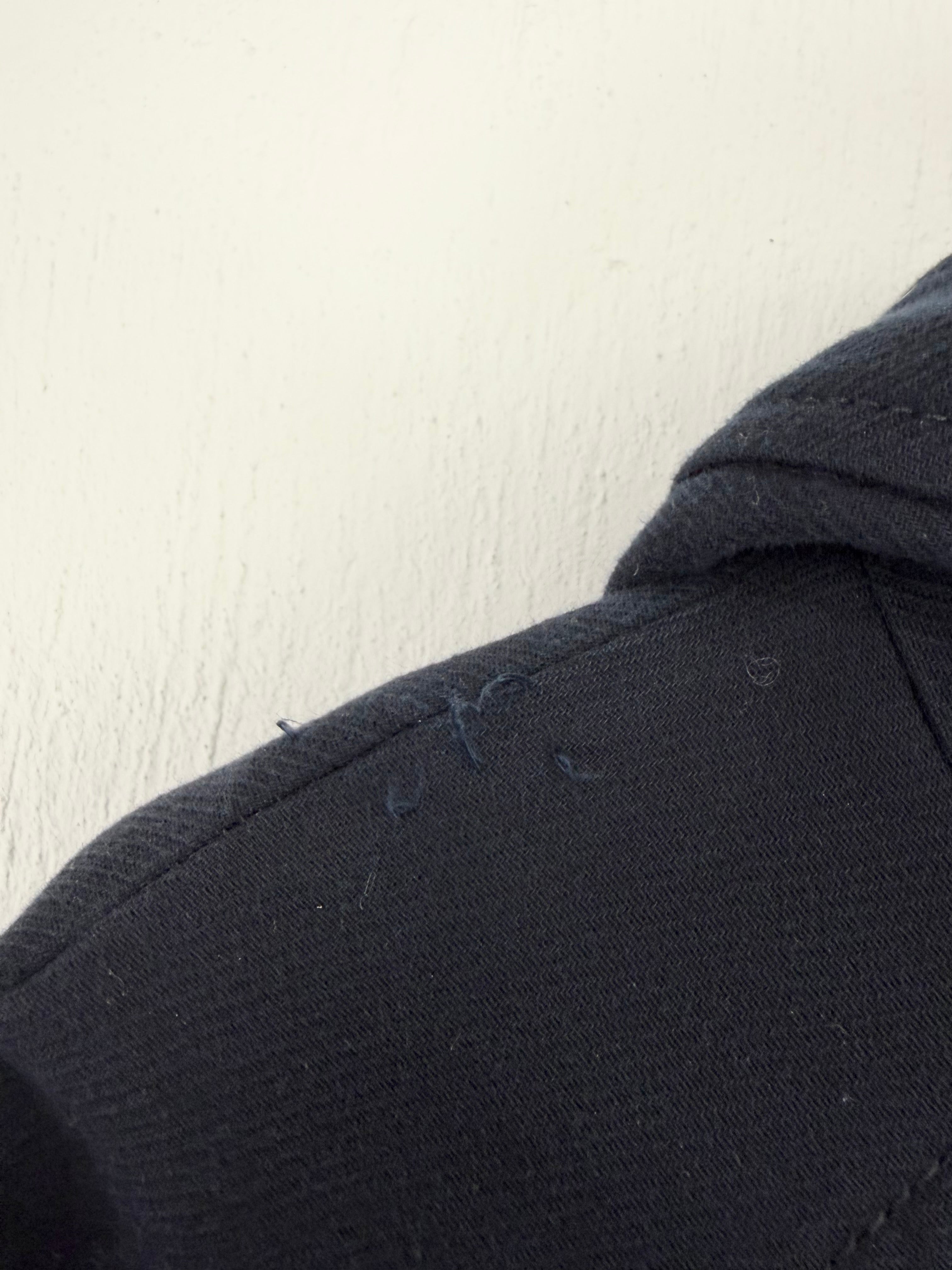 Max & Co Navy Cotton Twill Coat - AU10
