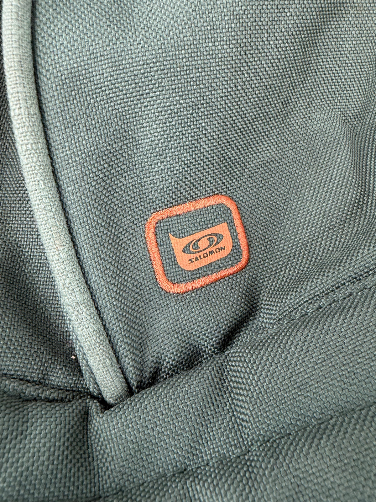 Salomon Green and Orange Y2K Mini Backpack