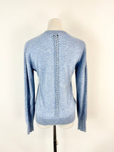Altuzarra Winter Sky Blue Cashmere Twist Sweater - AU8/10