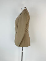 Yves Saint Laurent Diffusion Homme Vintage Taupe Blazer - 38R