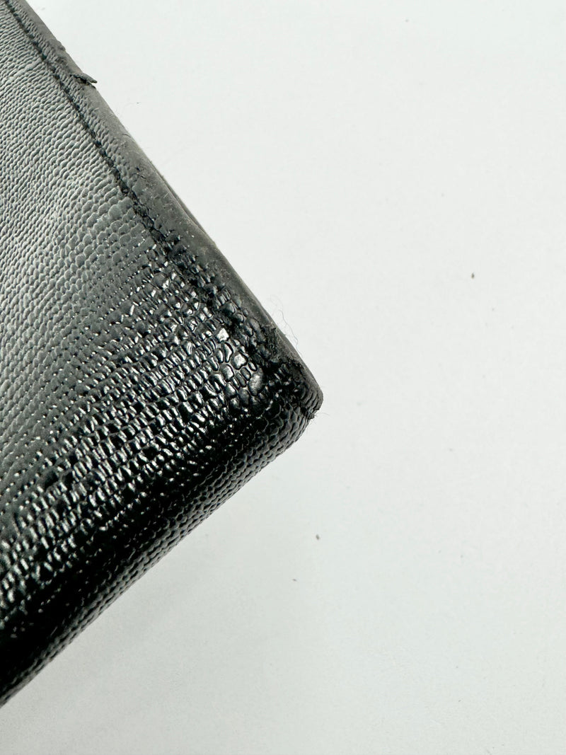 Vintage Yves Saint Laurent Black Chyc Clutch