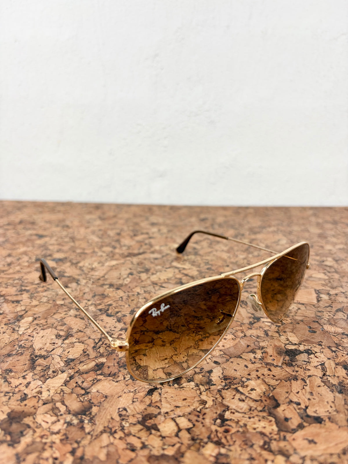 Ray-Ban Gold-Toned Gradient Aviators
