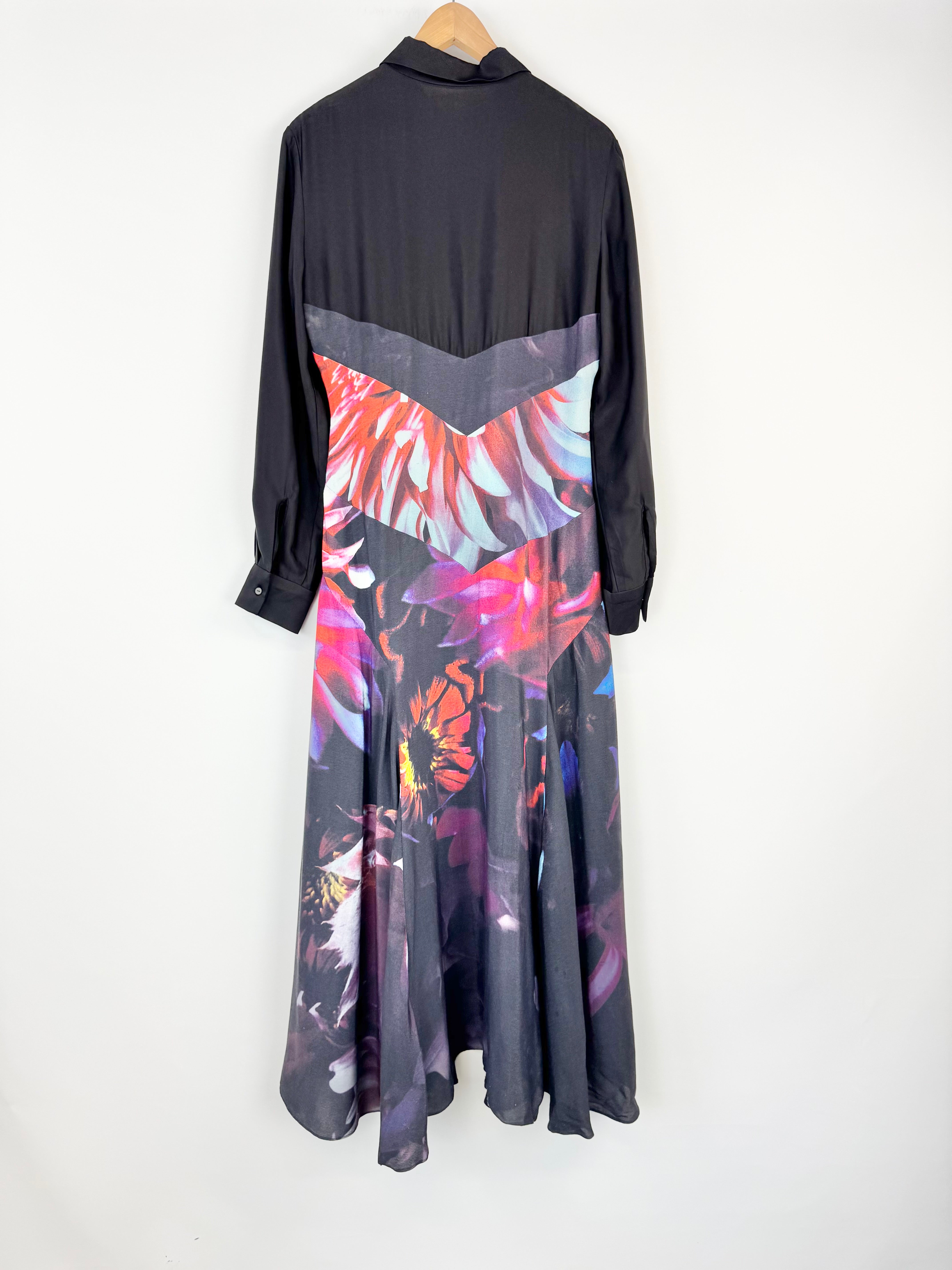 Bianca Spender Long Sleeve Maxi Dress - AU10