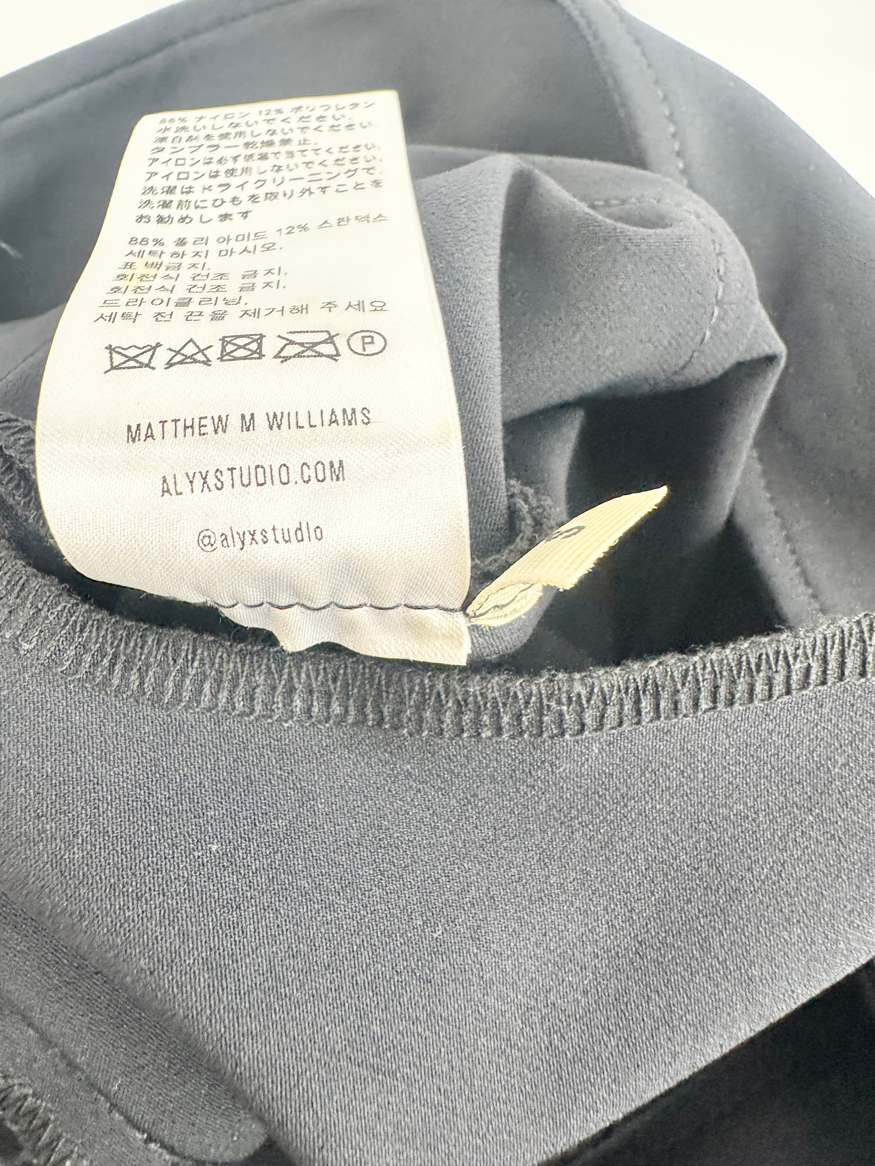 1017 ALYX 9SM Black Slacks - AU8/10