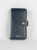 Oroton Black iPhone Wallet Case