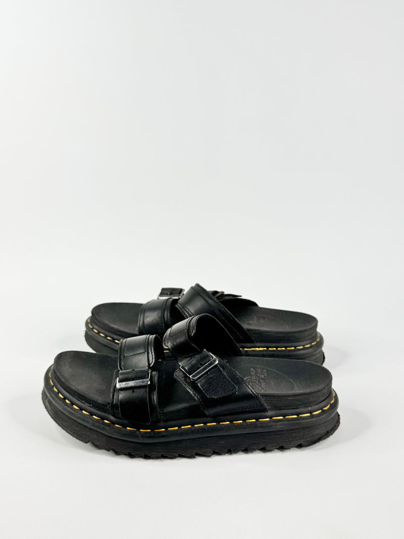Dr Martens 'Myles' Black Sandals - EU41