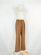 Karl Helmut Plaid Wool Slacks - AU6