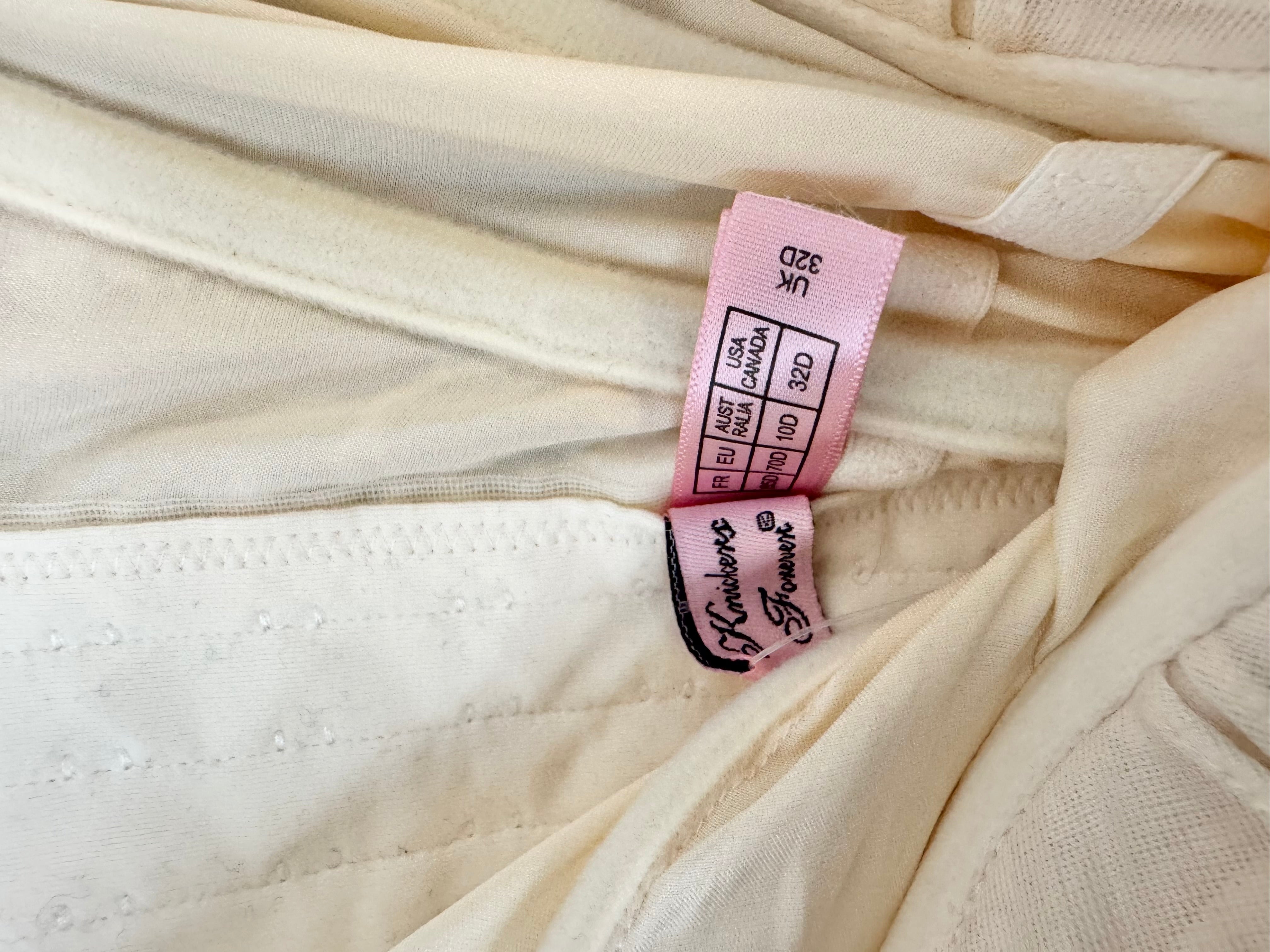 Agent Provocateur 'Abbey Basque Pink & Cream' Corset NWT - 32D