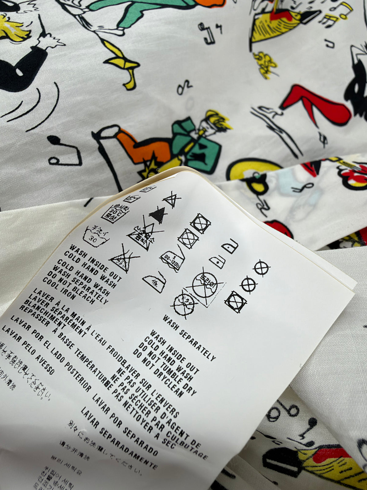 Prada Spring Summer 2012 Dance Americana Illustrated Shirt - 42